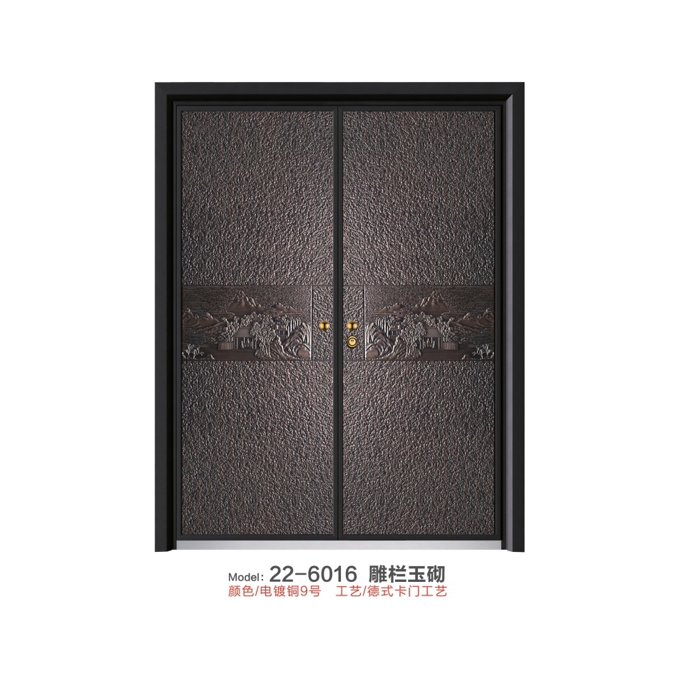 巴萨格别墅门22-6016