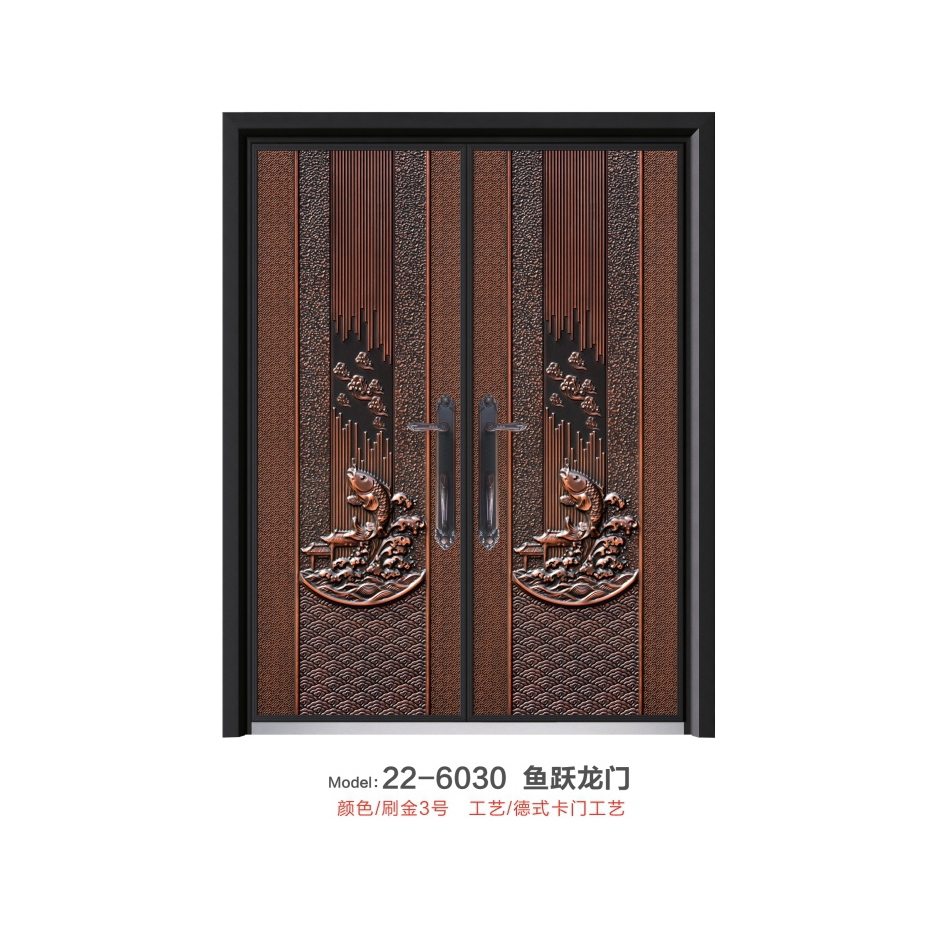 巴萨格别墅门22-6030