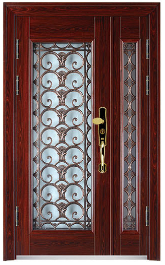 铝艺玻璃拼接门系列